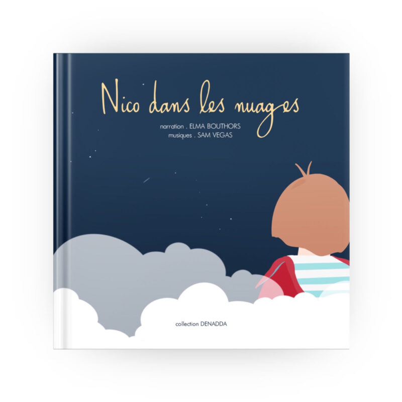 Livre audio personnalisé - Marin dans les nuages Livre audio personnalisé pour garçon avec prénom et couverture. Jolie histoire audio en mp3 à écouter le soir ou la journée. Collection DENADDA.