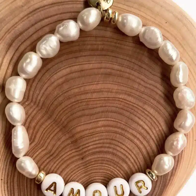 Bracelet à personnaliser - Love note Bracelet message personnalisé love note. Bijou DENADDA