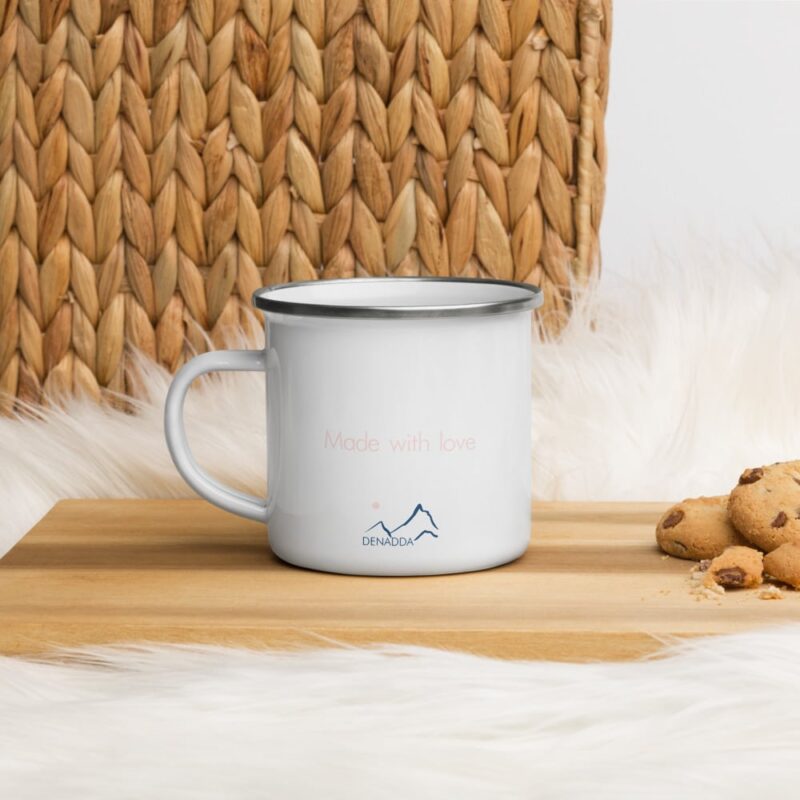 Mug - Made with love Mug émaillé couple amoureux, made with love. Collection DENADDA