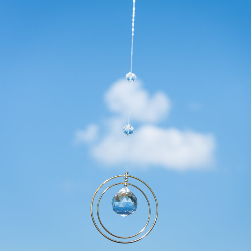 Attrape soleil - Mandala Attrape soleil cristal, fait main, DENADDA