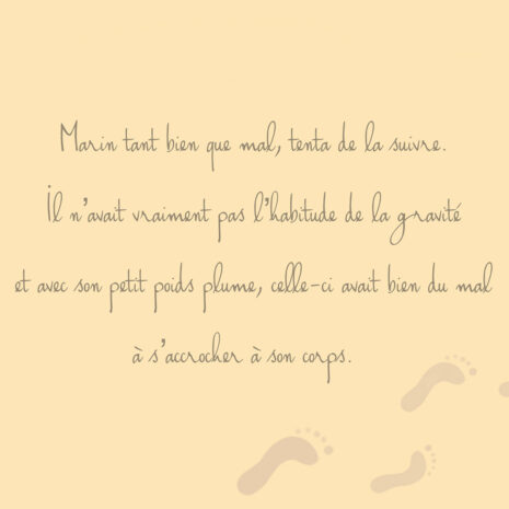 Extrait du conte philosophique Marin dans les nuages. Collection DENADDA.