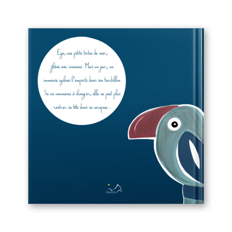 Livre audio - EYA hors de sa carapace - Collection DENADDA Livre audio pour enfant et pour adulte, belle histoire audio avec la voix de Francis HUSTER. EYA une petite tortue de mer. Collection DENADDA