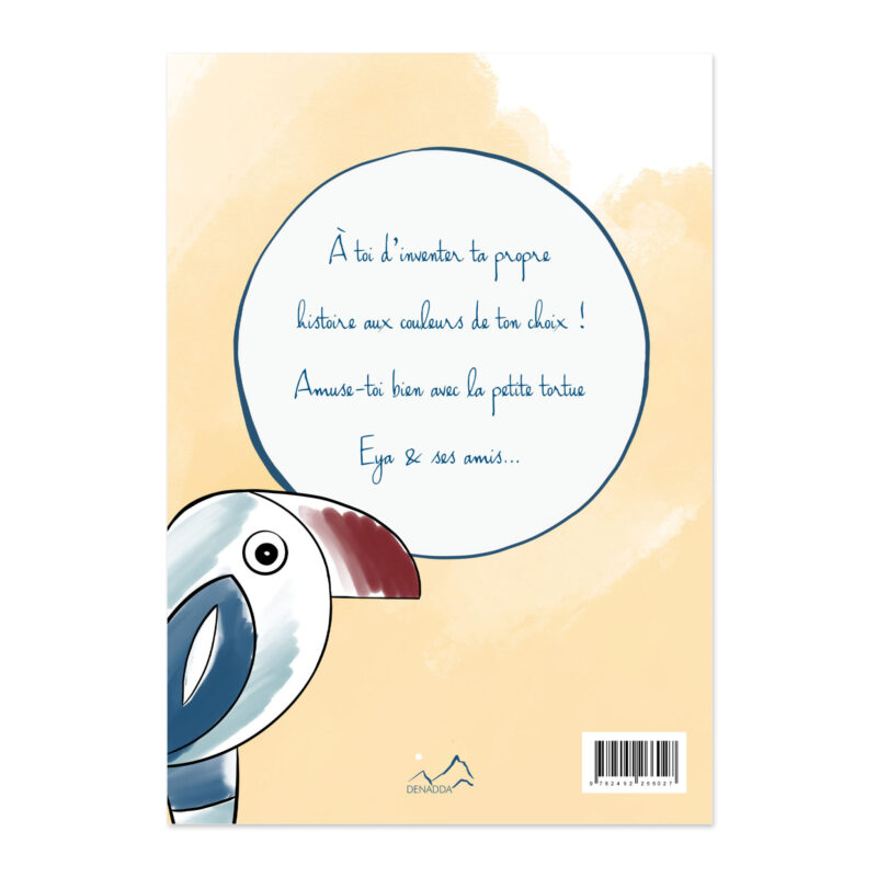 Livre de coloriage - EYA Livre de coloriage, couverture, EYA. Collection DENADDA.