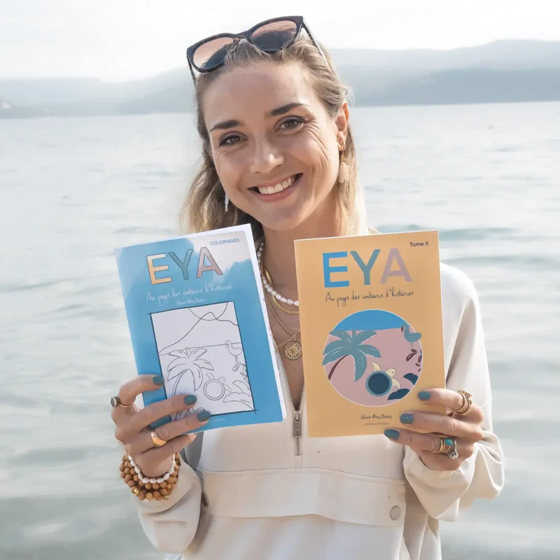 Conte et coloriages - Offre DUO - EYA au pays des conteurs d'histoires - Tome II Elma présente l'offre DUO. le conte philosophique illustré accompagné du livret de coloriages. EYA au pays des conteurs d'histoires. Collection DENADDA.