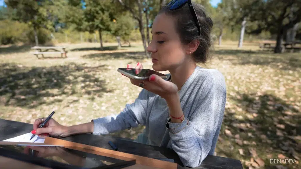 Photo d'Elma illustratrice des dessins de DENADDA